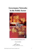 Governance Networks in the Public Sector - Klijn & Koppenjan [Samenvatting 2016]