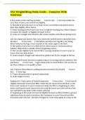 USA Weightlifting Study Guide &ndash; Complete With Solutions 