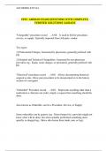 EPIC&colon; AMB400 EXAM QUESTIONS WITH COMPLETE&comma; VERIFIED SOLUTIONS &vert;AGRADE