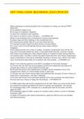 EMT FINAL EXAM JBLEARNING 2024 UPDATED