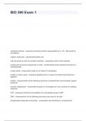 BIO 390 Exam 1 questions with 100&percnt; correct answers