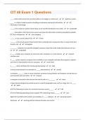 CIT 48 Exam 1 Questions And Answers