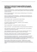  Test Bank for Fundamental Concepts and Skills for Nursing 6th Edition Williams-all chapters- LATEST UPDATE 2024 MARKED A&plus; PASS NEWEST