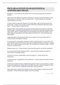 PSI PA REAL ESTATE EXAM QUESTIONS & ANSWERS-2024 UPDATE&period;