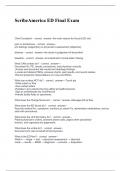 ScribeAmerica ED Final Exam&period;