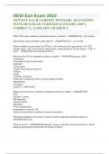 HESI Exit Exam 2024 NEWEST EACH VERSION WITH 600&plus; QUESTIONS WITH DETAILED VERIFIED ANSWERS &lpar;100&percnt; CORRECT&rpar; &sol;ALREADY GRADED A