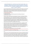 SARAH MICHELLE AANP&sol;NP EXAM TEST BANK 2024 &vert; ALL  POSSIBLY ASKED QUESTIONS WITH VERIFIED ANSWERS  AND RATIONALES &vert; EXPERT VERIFIED FOR GUARANTEED  PASS &vert; LATEST UPDATE