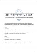 CDC 4Y051 STUDYSET &lpar;vol 1&rpar; EXAM WITH GUARANTEED ACCURATE ANSWERS