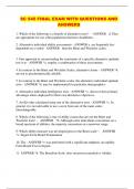 SC 545 FINAL EXAM WITH QUESTIONS AND ANSWERS
