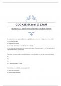 CDC X2T35X &lpar;vol&period; 3&rpar; EXAM WITH GUARANTEED ACCURATE ANSWERS