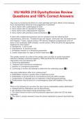 VIU NURS 218 Dysrhythmias Review Questions and 100&percnt; Correct Answers