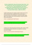 ATI RN COMMUNITY HEALTH ONLINE PRACTICE &sol; RN  ATI COMMUNITY HEALTH ONLINE PRACTICE 2024 A  ALL 50 ACTUAL TEST QUESTIONS AND WELL  ELABORATED ANSWERS WITH RATIONALES &lpar;FULL  REVISED TEST&rpar; LATEST UPDATED VERSION  &vert;GUARANTEED PASS A&plus; &lpar;BRAND NEW&excl;&excl;&rpar; 