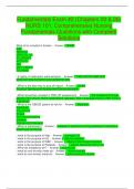 Fundamentals Exam &num;2 &lpar;Chapters 20 & 26&rpar; NURS 101&colon; Comprehensive Nursing Fundamentals Questions with Complete Solutions
