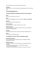 AMSIB IBMS/IBL YEAR 1: Marketing Management Fundamentals 