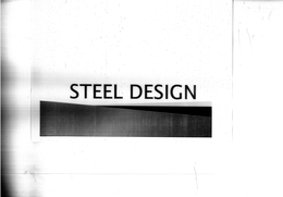 handwritten notes and numericals for steel design