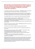 BIO 210 FINAL EXAM GENETICS NEWEST ACTUAL EXAM COMPLETE 150 QUESTIONS AND CORRECT DETAILED ANSWERS &lpar;VERIFIED ANSWERS&rpar; &vert;ALREADY GRADED A&plus;