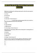 SPM Chap 05 Exam Questions And Correct Answers 