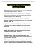 SPM Chapter 9 Test Questions And Accurate Answers 