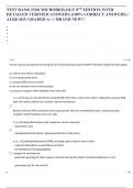 TEST BANK FOR MICROBIOLOGY 8TH EDITION WITH DETAILED VERIFIED ANSWERS &lpar;100&percnt; CORRECT ANSWERS&rpar; &sol; ALREADY GRADED A&plus; &sol;&sol; BRAND NEW&excl;&excl;