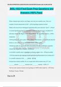 BIOL-1033 Final Exam Prep Questions and Answers &lpar;100&percnt; Pass&rpar;