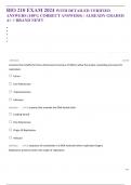 BIO 210 EXAM 2024 WITH DETAILED VERIFIED ANSWERS &lpar;100&percnt; CORRECT ANSWERS&rpar; &sol; ALREADY GRADED A&plus; &sol;&sol; BRAND NEW&excl;&excl;