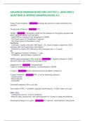 ADVANCED PHARMACOLOGY NSG 533 TEST 1 &sol;&sol;  QUESTIONS &VERIFIED ANSWERS &lpar;RATED A&plus;&rpar; 2024-2025