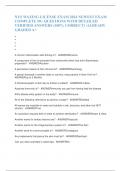 NYS WAXING LICENSE EXAM 2024 NEWEST EXAM COMPLETE 50&plus; QUESTIONS WITH DETAILED VERIFIED ANSWERS &lpar;100&percnt; CORRECT&rpar; &sol;ALREADY GRADED A&plus;