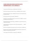 MED SURGICAL NURSING QUESTIONS WITH 100&percnt; VERIFIED ANSWERS 2024 EDITION&sol; PROFESSOR APPROVED