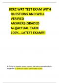 IICRC WRT TEST EXAM WITH  QUESTIONS AND WELL  VERIFIED  ANSWERS&lbrack;GRADED  A&plus;&rsqb;&lbrack;ACTUAL EXAM  100&percnt;&period;&period;&period;LATEST EXAM&excl;&excl;&excl;