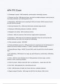 APA FPC  Exam &lpar;elaborations&rpar; Questions & answers &vert; latest update version 2024 &vert; Verified 100&percnt; Correct Explations &vert; Already Passed Graded A&plus;&vert; Actual Complete Solution - DISTINCTION GUARANTEED
