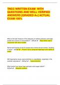 TNCC WRITTEN EXAM WITH  QUESTIONS AND WELL VERIFIED  ANSWERS &lbrack;GRADED A&plus;&rsqb; ACTUAL  EXAM 100&percnt;