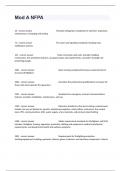 Mod A NFPA Complete Assignment With Verified Answers&period;