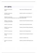 FF1 NFPA Complete Questions And Answers Guaranteed Success&period;