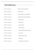 TCFP NFPA Prep Exam Actual Questions And Complete Verified Answers&period;