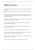 NR599&colon; Final Exam with 100&percnt; correct answers graded A&plus;