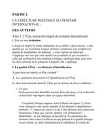 cours relations internationales L1