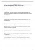 Chamberlain NR599 Midterm with correct solutions rated A&plus;