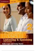 Real Listening & Speaking 2&period; Edition with Answers 