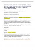 HESI RADIOGRAPHY EXAM NEWEST 2024 ACTUAL  EXAM COMPLETE 200 QUESTIONS AND CORRECT  DETAILED ANSWERS &lpar;VERIFIED ANSWERS&rpar;  &sol;ALREADY GRADED A&plus;