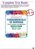 Complete Test Bank&colon; FUNDAMENTALS OF NURSING THEORY CONCEPTS AND APPLICATIONS           4TH EDITION  &colon; BY LESLIE S&period; TREAS &comma; KAREN L&period; BARNETT &comma; MABLE H&period; SMITH latest&period;