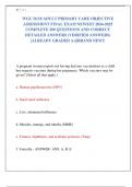 WGU D118 ADULT PRIMARY CARE OBJECTIVE  ASSESSMENT FINAL EXAM NEWEST 2024-2025  COMPLETE 200 QUESTIONS AND CORRECT  DETAILED ANSWERS &lpar;VERIFIED ANSWERS&rpar; &vert;ALREADY GRADED A&plus;&vert;&vert;BRAND NEW&excl;&excl;