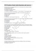 FNP Predictor Study Guide Questions and Answers&period;
