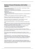 Florida LP Exam-235 Questions with Verified Answers&period;