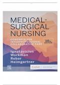 TEST BANK FOR MEDICAL SURGICAL NURSING&comma; 10TH EDITION