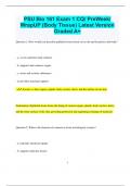 PSU Bio 161 Exam 1 CQ&sol; PreWeek&sol; WrapUP &lpar;Body Tissue&rpar; Latest Version  Graded A&plus;