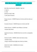 WGU Biochemistry OA exam with complete solutions&period;