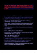 Leg and Soc Final Exam- Heidi Noonan-Day ACTUAL EXAM  QUESTION AND VERIFIED ANSWERS WITH RATIONALES GRADED  A&plus;100&percnt;