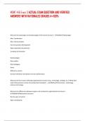 MGMT 446 Exam 3 ACTUAL EXAM QUESTION AND VERIFIED  ANSWERS WITH RATIONALES GRADED A&plus;100&percnt;