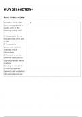 NUR 256 MIDTERM EXAM NEWEST 2024-2025 ACTUAL EXAM COMPLETE 150 QUESTIONS AND CORRECT DETAILED ANSWERS 