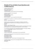 Florida LP Gas & Rules Exam Questions and Verified Answers&period;